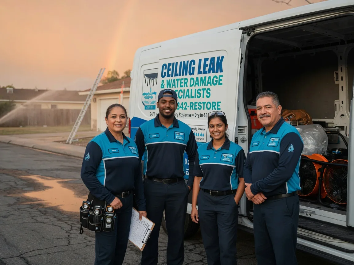 Ceiling Leak Cleanup company in Barren Springs, VA