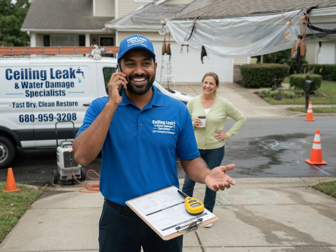 Ceiling Leak Cleanup Barren Springs, VA FAQs